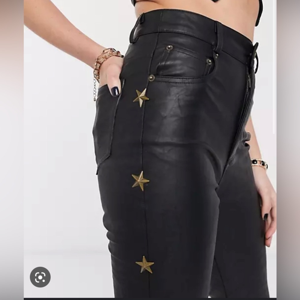 Jagger and stone leather pants